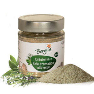 Gewürzsalz Kräuter Bio-7 aromatischen Kräutern-naturbelassenes Steinsalz