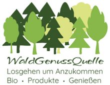 Waldgenussquelle Wald-Auszeit, Erholung, Walderlebnisse und Waldbaden - Naturprodukte wie ätherische Öle und NAturkosmetik